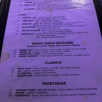 Sushi Rock Cafe - Menu - Japanese Near Me - Fort Lauderdale, Florida