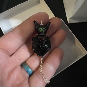 Artists' Collaborative Gallery - Glass bat necklace - Art Galleries Near Me - Sacramento, California