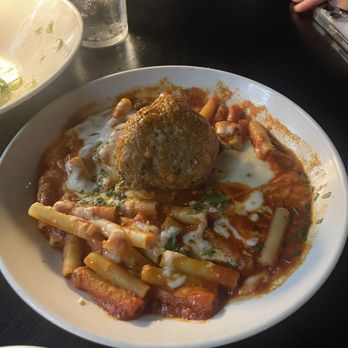 1860 Italia - Baked Ziti, replaced sausage with meatball - Italian Near Me - College Station, Texas 1860 Italia - Baked Ziti, replaced sausage with meatball - Italian Near Me - College Station, Texas