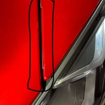 Classy Customs - Film wasn't cut properly and is letting loose already. - Car Window Tinting Near Me - Sarasota, Florida Classy Customs - Film wasn't cut properly and is letting loose already. - Car Window Tinting Near Me - Sarasota, Florida