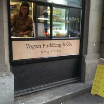 Vegan Pudding - There is our charming gentleman serving up some damn good treats! - Desserts Near Me - Vancouver, British Columbia