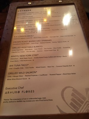 Menu photo 8 Chimayo Park City, UT