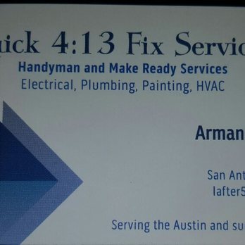 Quick 4:13 Fix Services - Handyman Near Me