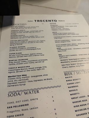Menu photo 3 Trecento Cincinnati, OH