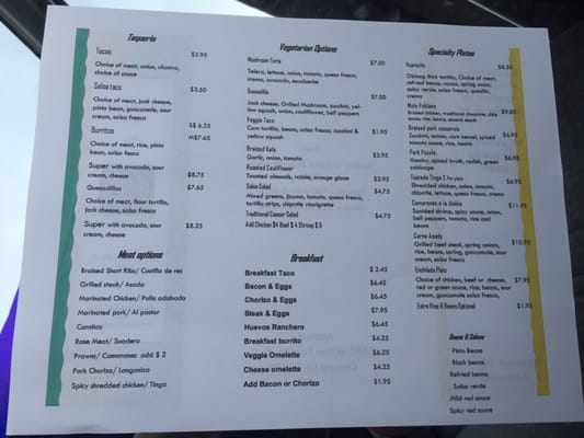 Menu photo 4 Salsa Mexican Grill Concord, CA