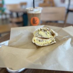 The Wild Mug Coffee Bar - Egg panada (it's what I named it, comes with sausage)