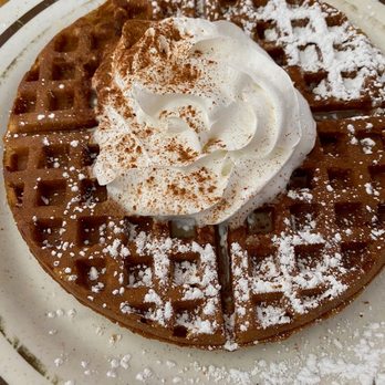 The Village Diner - pumpkin waffle - Breakfast & Brunch Near Me - Johnson City, New York The Village Diner - pumpkin waffle - Breakfast & Brunch Near Me - Johnson City, New York