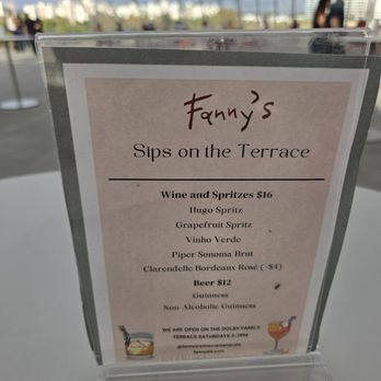 Fanny's - Terrace menu - Cocktail Bars Near Me - Los Angeles, California Fanny's - Terrace menu - Cocktail Bars Near Me - Los Angeles, California