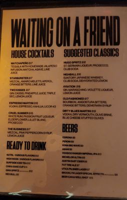 Waiting on a Friend by null