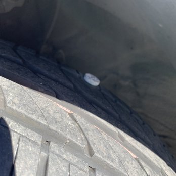 Ocean Tire - Got this nail in my tire down the street, pulled up, was out in less than 10 for free in time for wine and pizza with my boo - Tires Near Me - Hermosa Beach, California Ocean Tire - Got this nail in my tire down the street, pulled up, was out in less than 10 for free in time for wine and pizza with my boo - Tires Near Me - Hermosa Beach, California