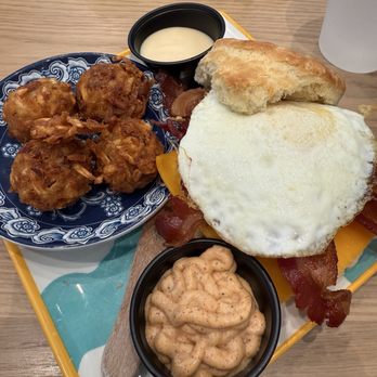 Biscuit Belly - Basic Biscuit with Loaded Breakfast Tots - Breakfast & Brunch Near Me - Charlotte, North Carolina