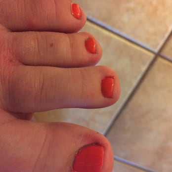 My Nails Two - Messy pedicure and irritated toe where manicurist caused me to bleed. - Nail Salons Near Me - Milton, Florida My Nails Two - Messy pedicure and irritated toe where manicurist caused me to bleed. - Nail Salons Near Me - Milton, Florida