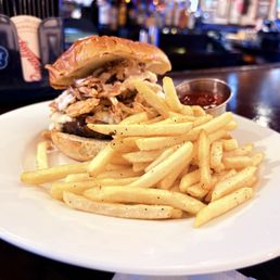 The burger is amazing