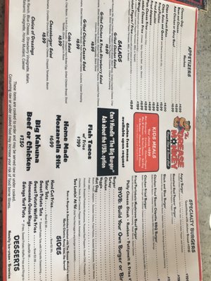 Menu photo 7 The Grease Monkey Arlington, TX