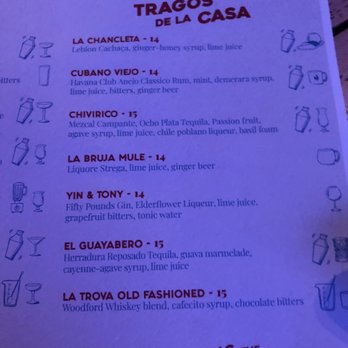 Cafe La Trova - Cocktail Bars Near Me - Miami, Florida Cafe La Trova - Cocktail Bars Near Me - Miami, Florida