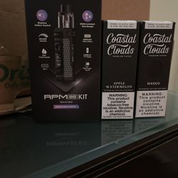 Vape and juice for around $115. Good price!