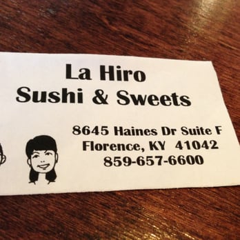 La Hiro Sushi and Sweets - Japanese Near Me - Florence, Kentucky La Hiro Sushi and Sweets - Japanese Near Me - Florence, Kentucky