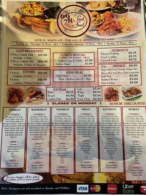 Menu photo 6 6978 Soul Food Chicago, IL Menu photo 6 6978 Soul Food Chicago, IL