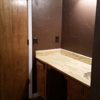 Plano Home Remodeling - Before Vanity CB - General Contractors Near Me - Plano, Texas