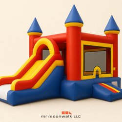 Castle Slide Combo Bounce House Rental Fort Wayne, Leo, Garrett, Huntertown, Churubusco, New Haven, Auburn, Roanoke, Columbia City