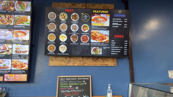 Menu photo 1 Que Onda Tacobar Pinole, CA