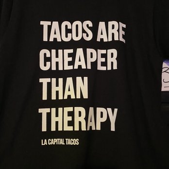 La Capital Tacos - T-shirts for $35 - Tacos Near Me - Troy, New York