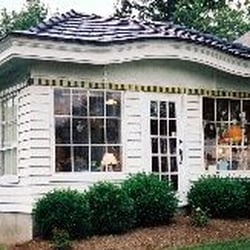 The Corner Shoppe - A 1920's era Sun Oil station is part of our shop