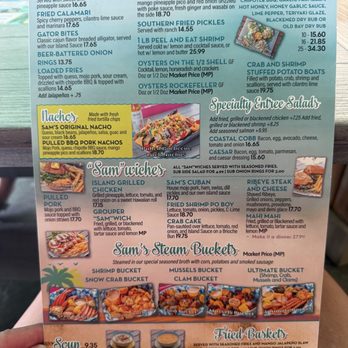 Sam's Beach Bar - Seafood Near Me - Hudson, Florida Sam's Beach Bar - Seafood Near Me - Hudson, Florida