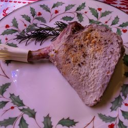 Herman's Quality Meat Shoppe - Chop from Crown Roast Pork. Cider Brined and smoked. Always fantastic!