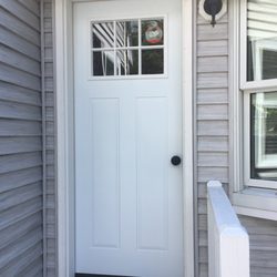 Lowe's Home Improvement - Entrance door.
