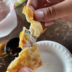 Hoop N Holler Tavern - Duck bacon wonton