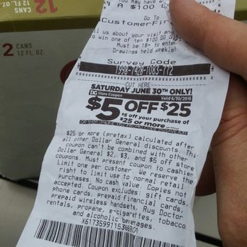 Dollar General - a person's hand holding a receipt - Discount Store Near Me - Deltona, Florida Dollar General - a person's hand holding a receipt - Discount Store Near Me - Deltona, Florida