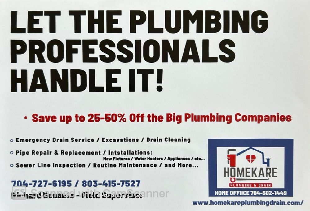 Slide of Homekare Plumbing & Drains