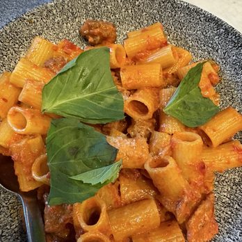 Bar Salotto - Spicy vodka pasta with added sausage - Pizza Near Me - Arlington Heights, Illinois