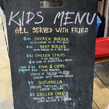 Wildside Grill - Kids menu - Seafood Near Me Wildside Grill - Kids menu - Seafood Near Me