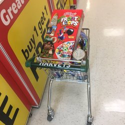 Harveys Supermarket - A child lost their little buggy!