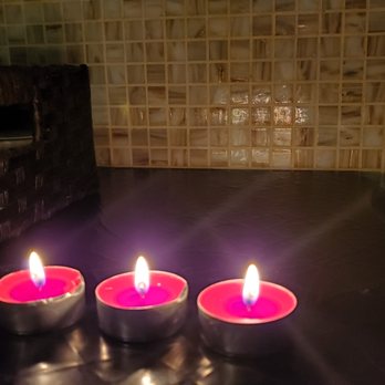 OGI Nail & Spa - Candles in massage room - Nail Salons Near Me - Port Washington, New York OGI Nail & Spa - Candles in massage room - Nail Salons Near Me - Port Washington, New York