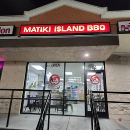 Exterior outside entrance of Matiki Island BBQ - Las Vegas, Nevada Exterior outside entrance of Matiki Island BBQ - Las Vegas, Nevada