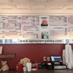 Sprayberry's Barbecue - Menu