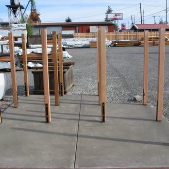 Custom Cedar Products - black brackets w/post - Building Supplies Near Me - Portland, Oregon Custom Cedar Products - black brackets w/post - Building Supplies Near Me - Portland, Oregon