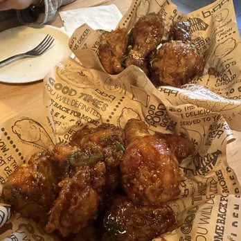 bb.q CHICKEN - Front: Gang-Jeong Chicken - Bone-in ($24), Back: Galbi Q - Bone-in ($24) - Chicken Shop Near Me - Richmond Hill, Ontario
