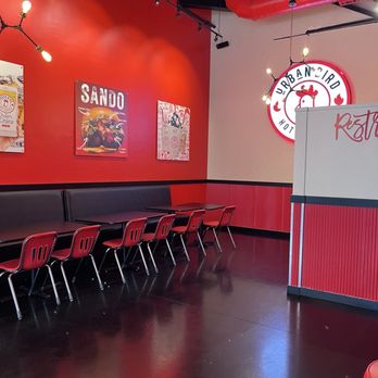 Urban Bird Hot Chicken - View from ordering counter - Chicken Shop Near Me - Austin, Texas Urban Bird Hot Chicken - View from ordering counter - Chicken Shop Near Me - Austin, Texas