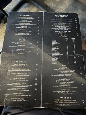 Menu photo 7 Takaramono Sushi San Diego, CA