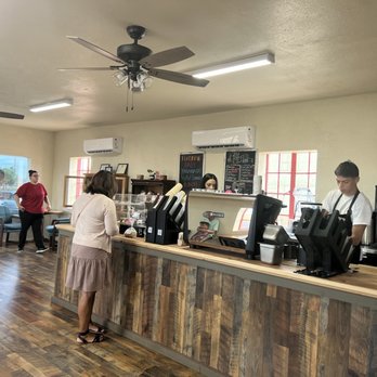 Carlson Coffee - customers in a coffee shop - Coffee & Tea Near Me - Tucumcari, New Mexico