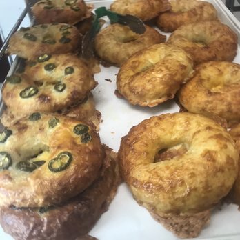 Bagel Rock Coffee - Most popular bagels here are the 4 Cheese Bagel and the 4 Cheese Plus Bagel. The plus is jalapeños. - Coffee & Tea Near Me - Ventura, California