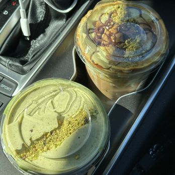 ChaChaCha - Pistachio Coffee and Matcha (Einspanner) - Desserts Near Me - Fremont, California
