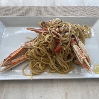 The Patio - Spaghetti with scampi - Mediterranean Near Me - Miami Beach, Florida