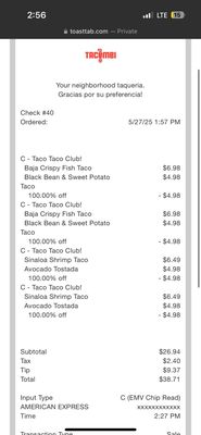 Menu photo 3 Tacombi Brooklyn, NY