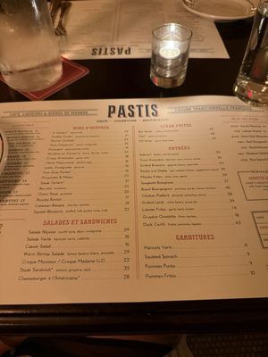Menu photo 1 Pastis Nashville, TN Menu photo 1 Pastis Nashville, TN
