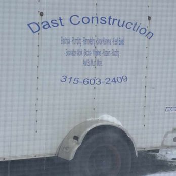 Dast Construction - The company name on the cargo trailer he left on our neighbor's property that he has lost accreditation with through the bbb. - General Contractors Near Me